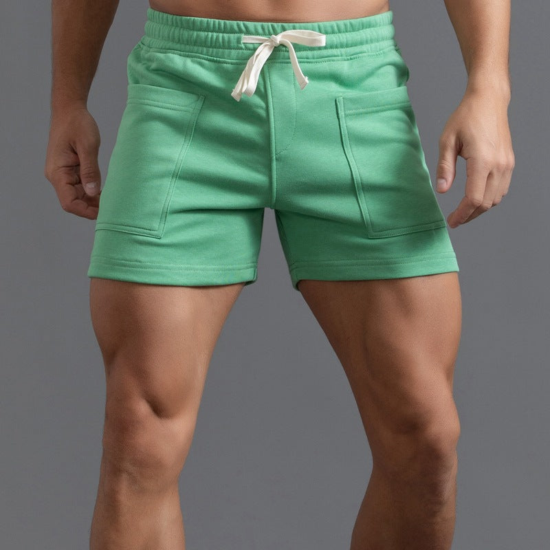 Men’s Cotton Blend Patch Pocket Shorts