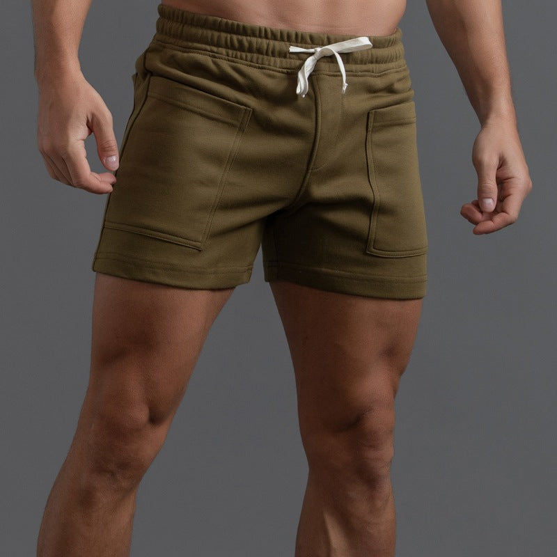 Men’s Cotton Blend Patch Pocket Shorts