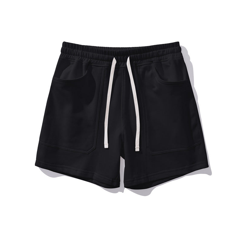 Men’s Casual Cotton Blend Elastic Waist Shorts