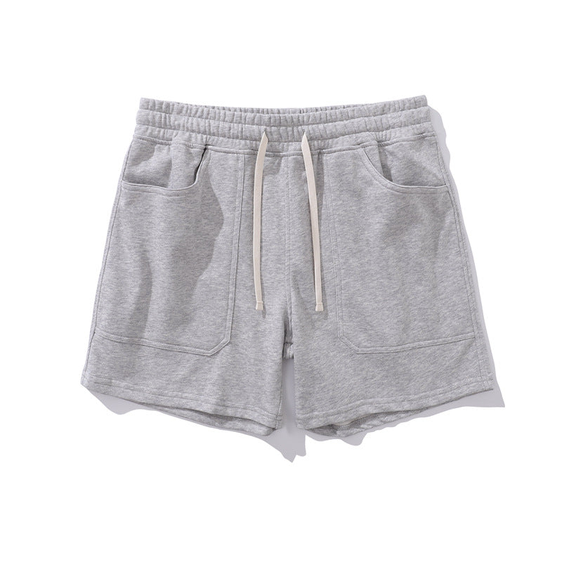 Men’s Casual Cotton Blend Elastic Waist Shorts