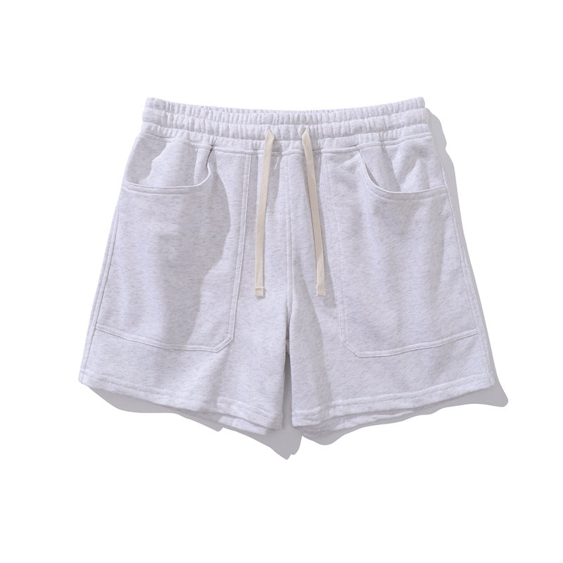Men’s Casual Cotton Blend Elastic Waist Shorts