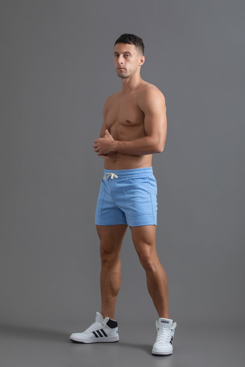 Men’s Cotton Blend Patch Pocket Shorts
