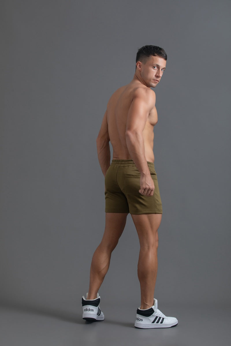 Men’s Cotton Blend Patch Pocket Shorts