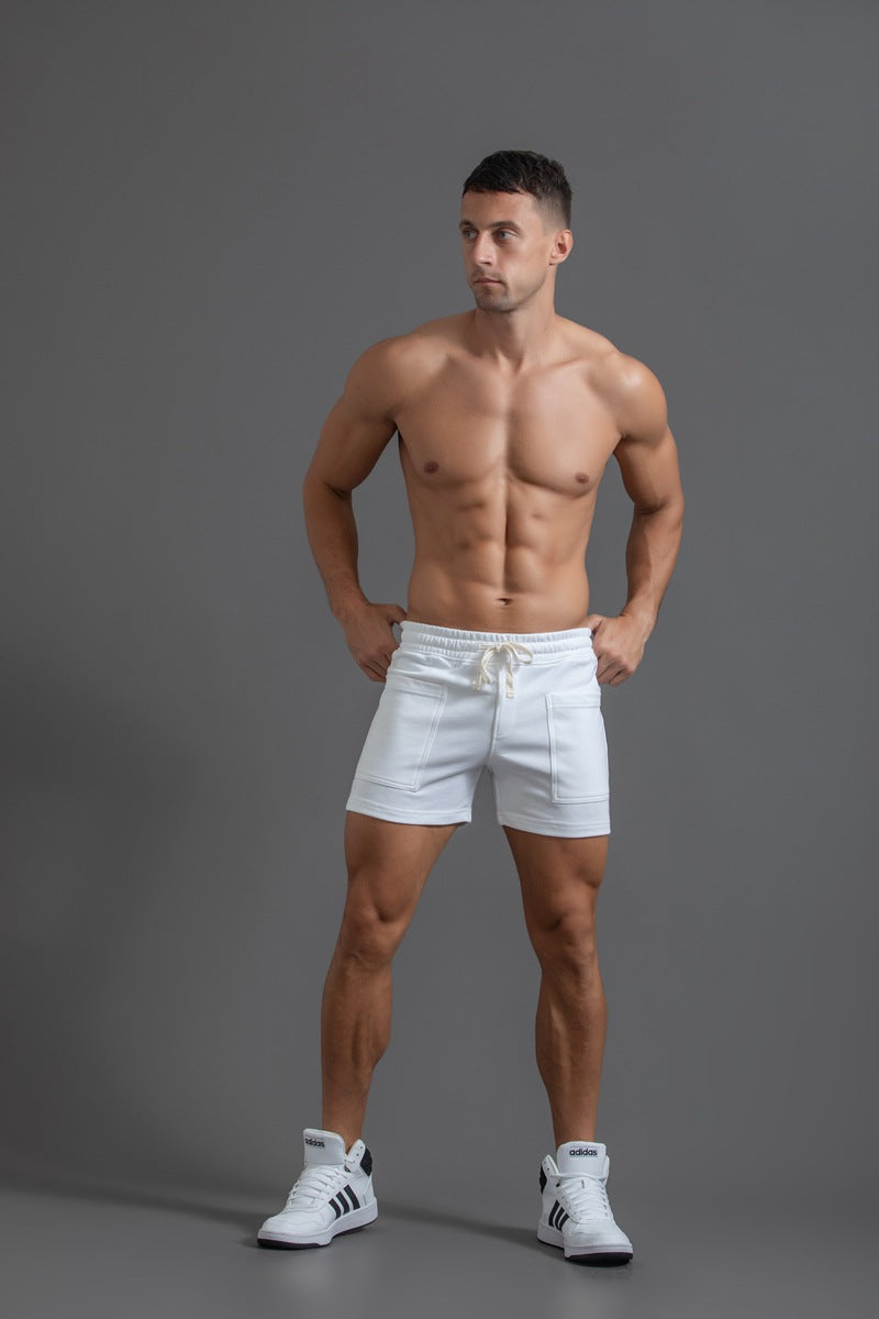 Men’s Cotton Blend Patch Pocket Shorts