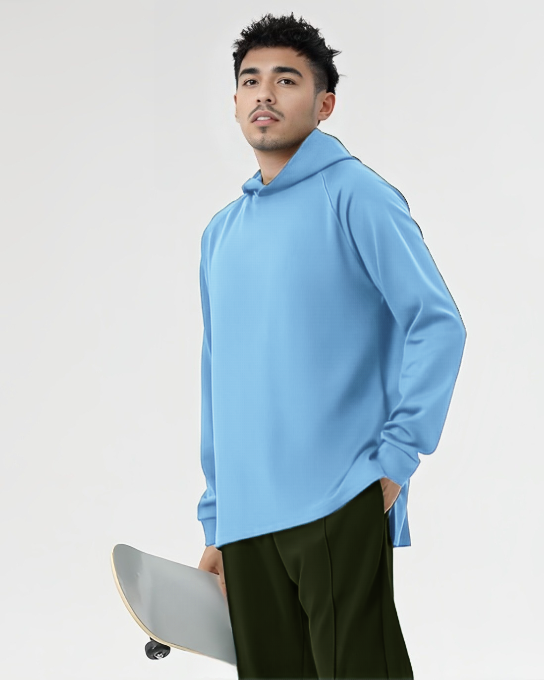 Essential Athletic Performance Hoodie With Raglan Sleeves New