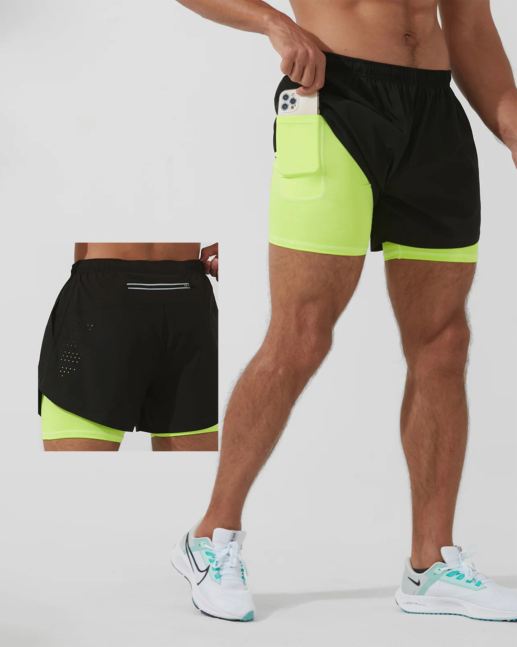 6" Interval Short 2-in-1 Lined