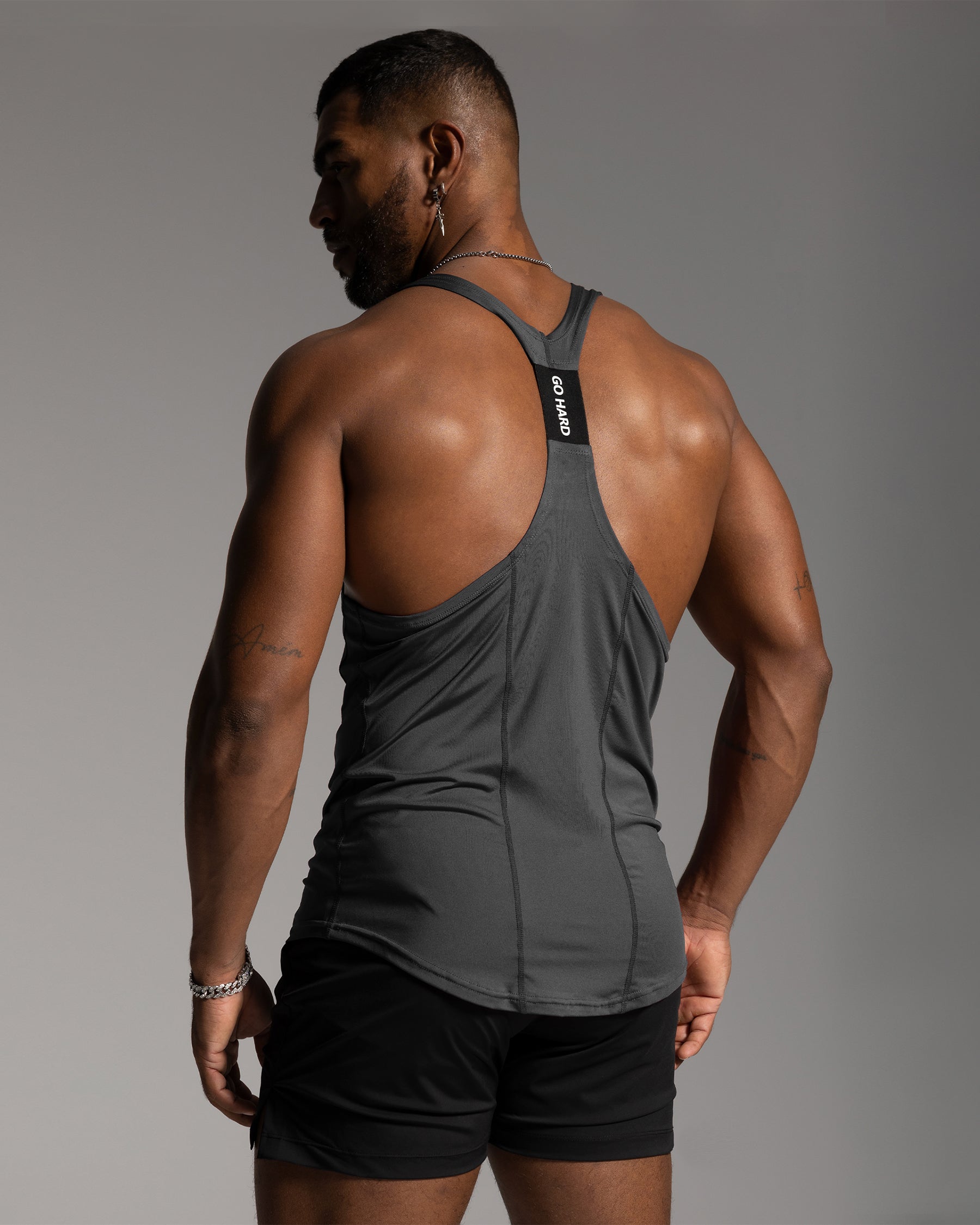 Stay Cool 2.0 Go Hard Quick Dry Gym Stringer Tank