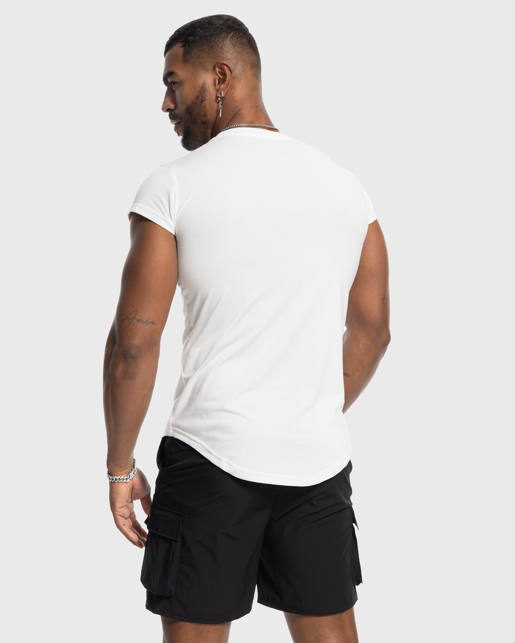 All Day Elite Cap Sleeve Muscle Fit T-Shirt(Final Sale–No Return or Exchange)
