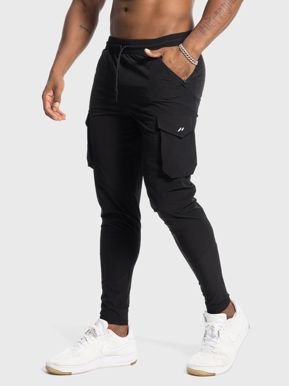 Quick Dry Gym Cargo Zip Jogger(Final Sale–No Return or Exchange)