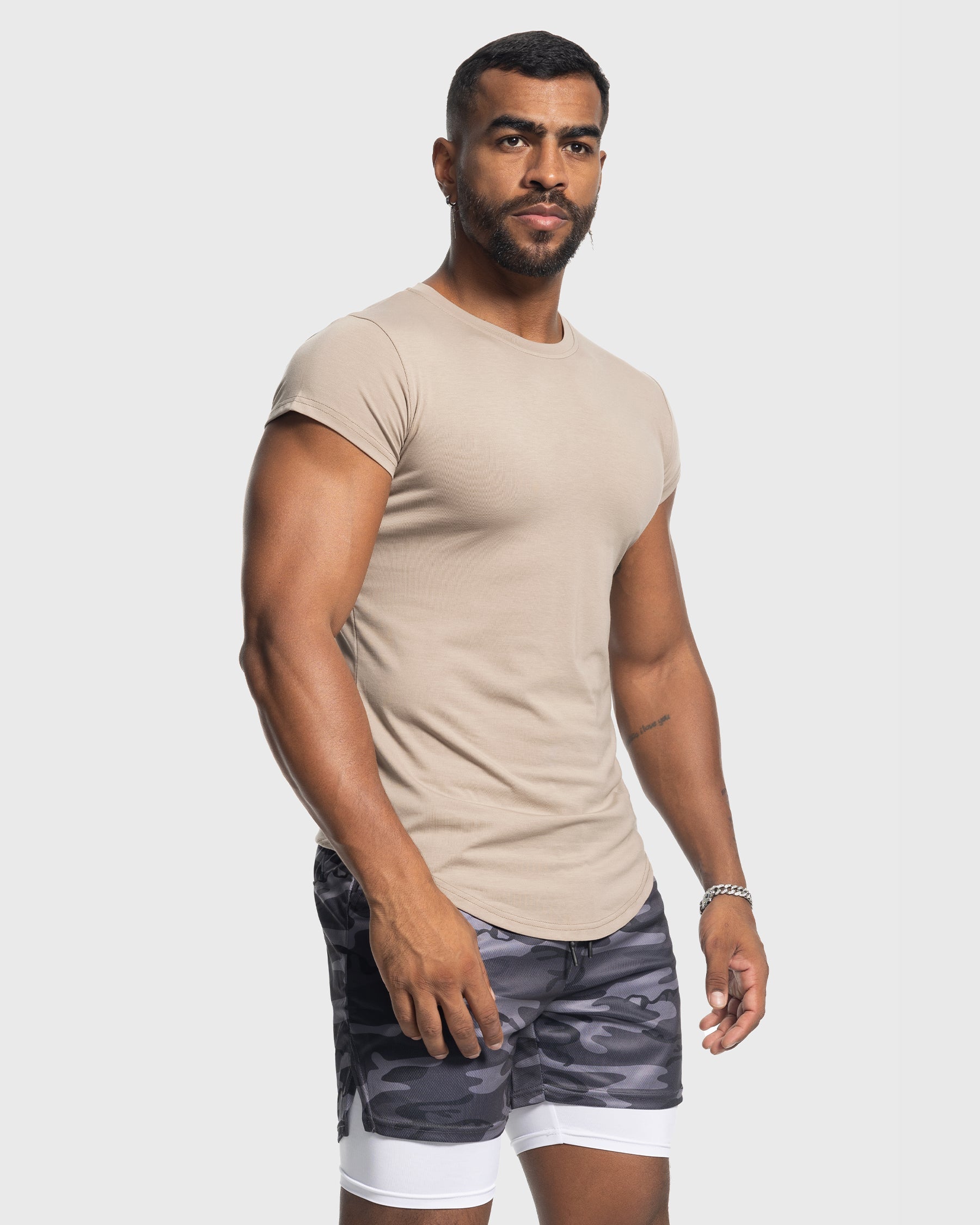 All Day Elite Cap Sleeve Muscle Fit T-Shirt(Final Sale–No Return or Exchange)
