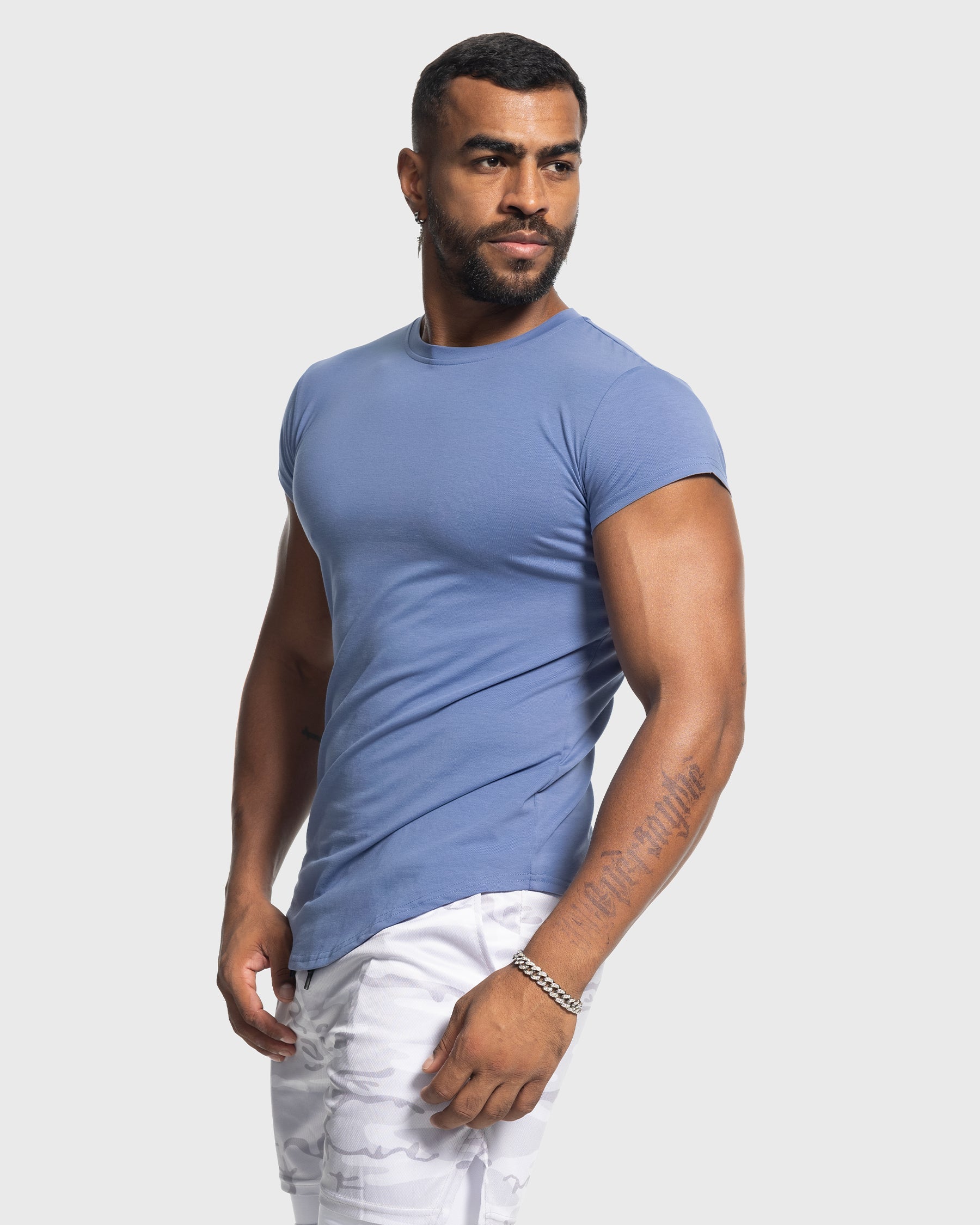 All Day Elite Cap Sleeve Muscle Fit T-Shirt(Final Sale–No Return or Exchange)