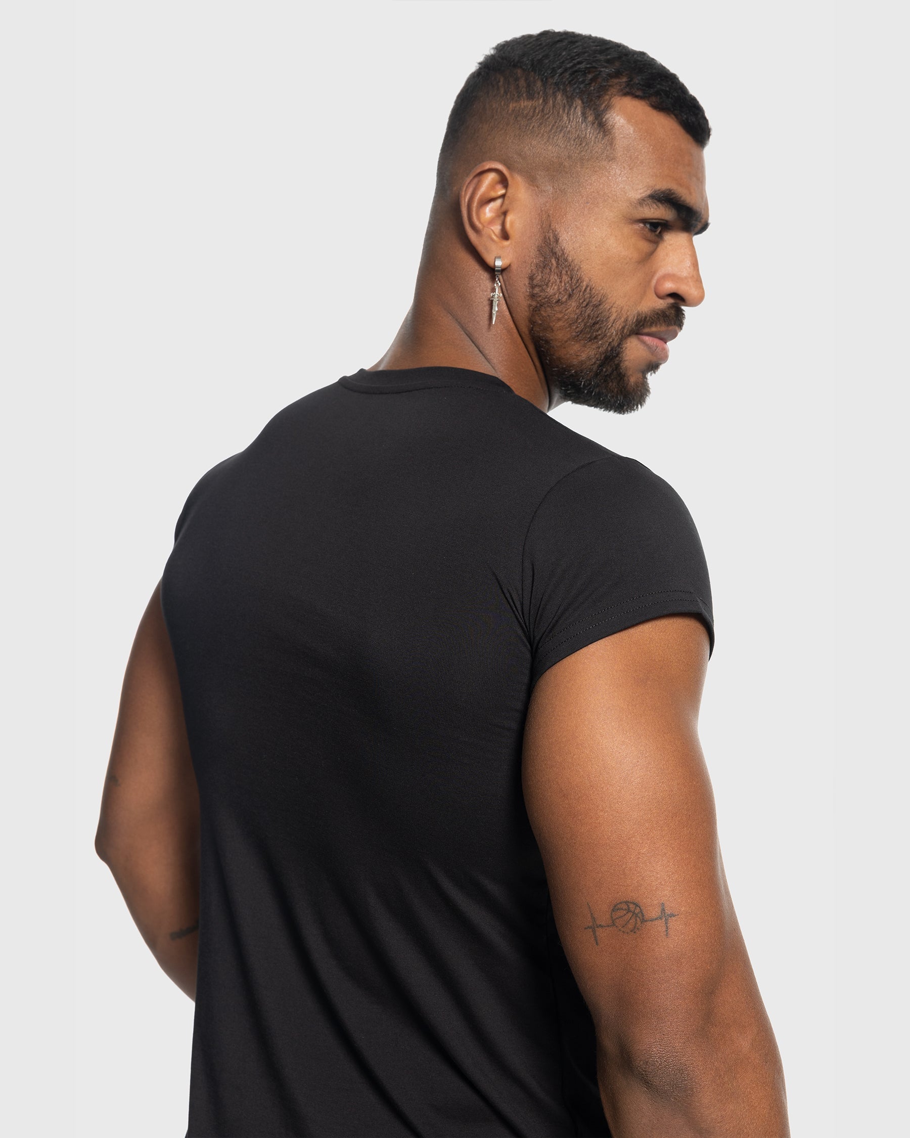 All Day Elite Cap Sleeve Muscle Fit T-Shirt(Final Sale–No Return or Exchange)