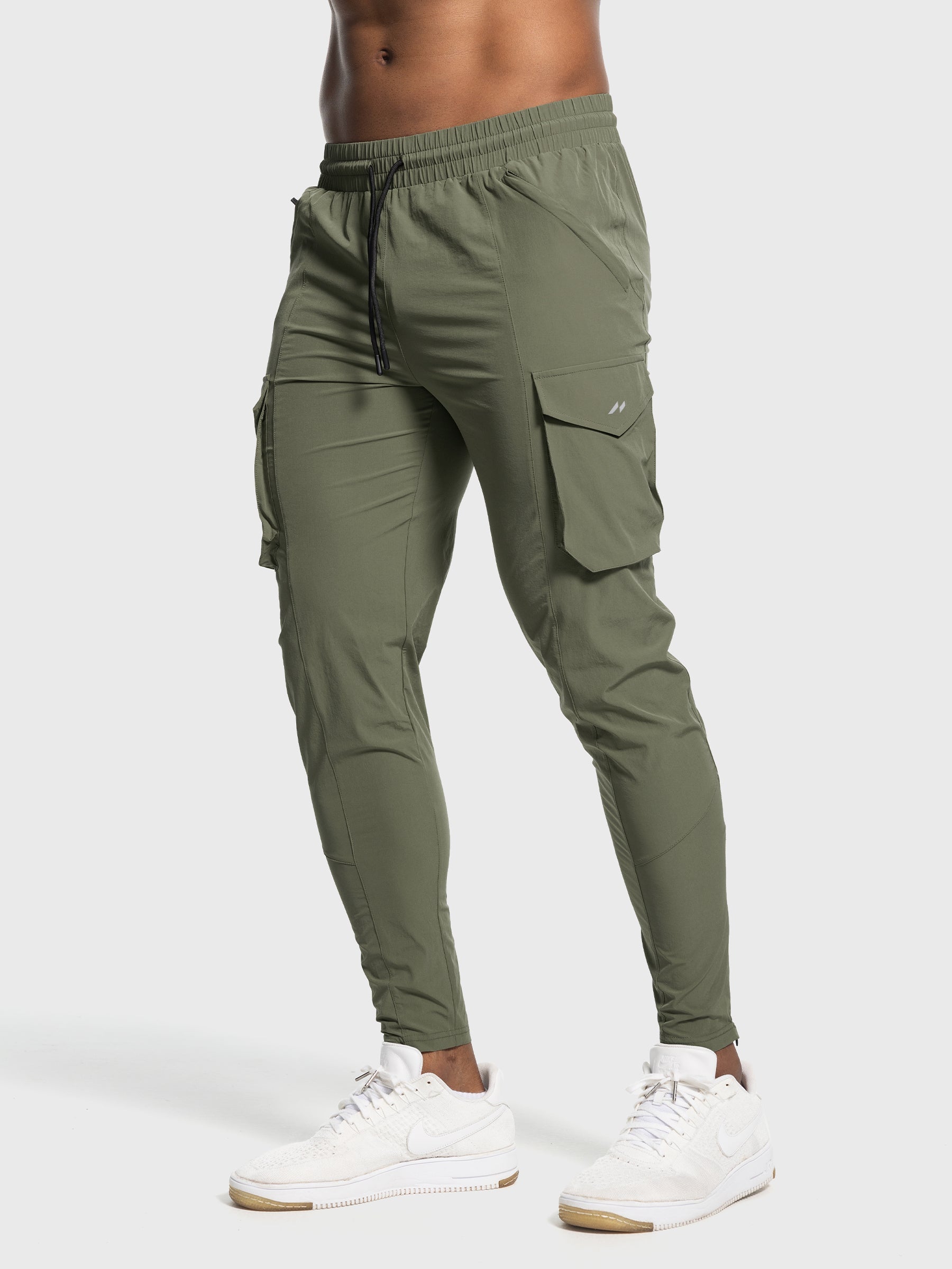 Quick Dry Gym Cargo Zip Jogger(Final Sale–No Return or Exchange)