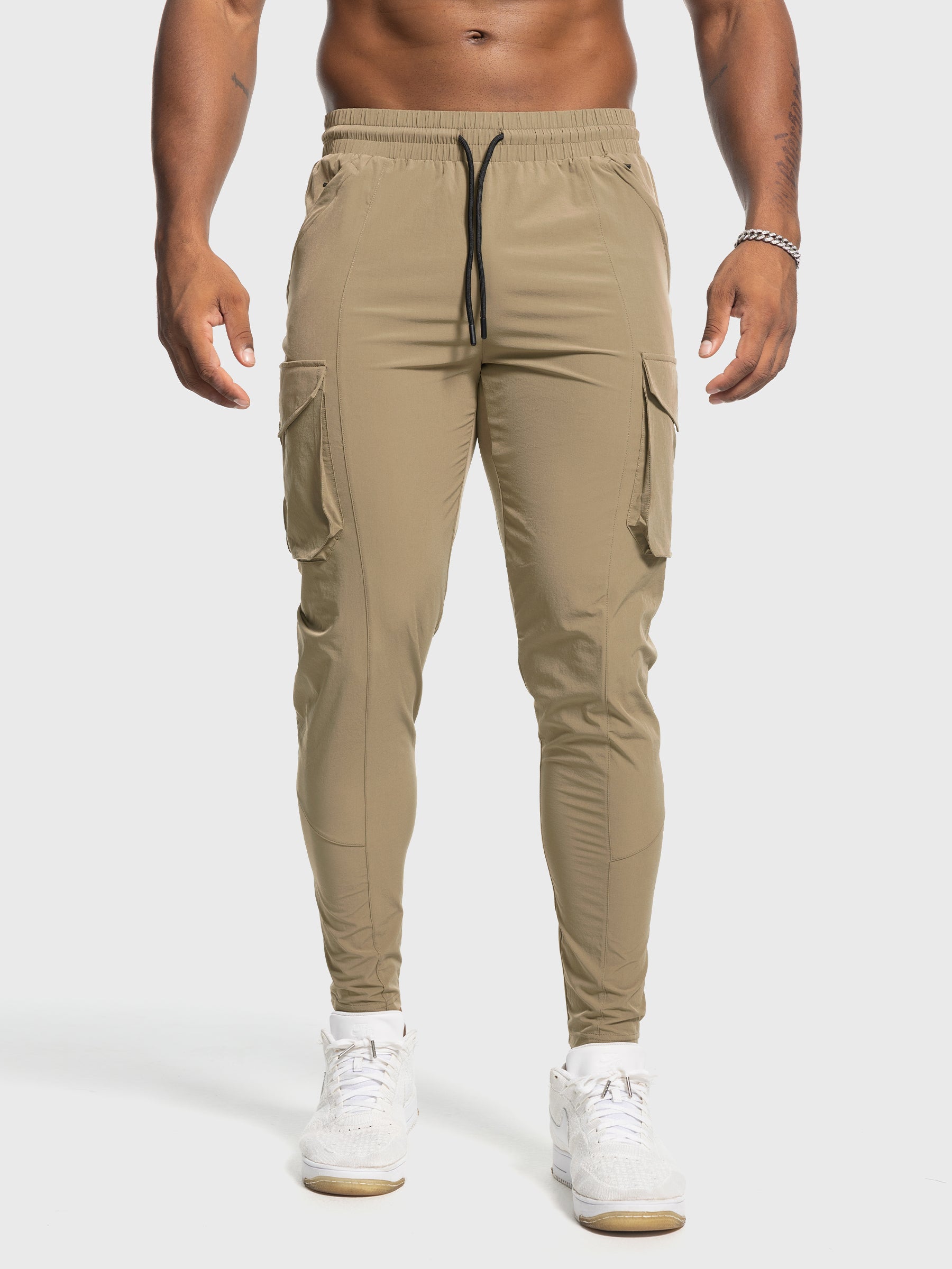 Quick Dry Gym Cargo Zip Jogger(Final Sale–No Return or Exchange)