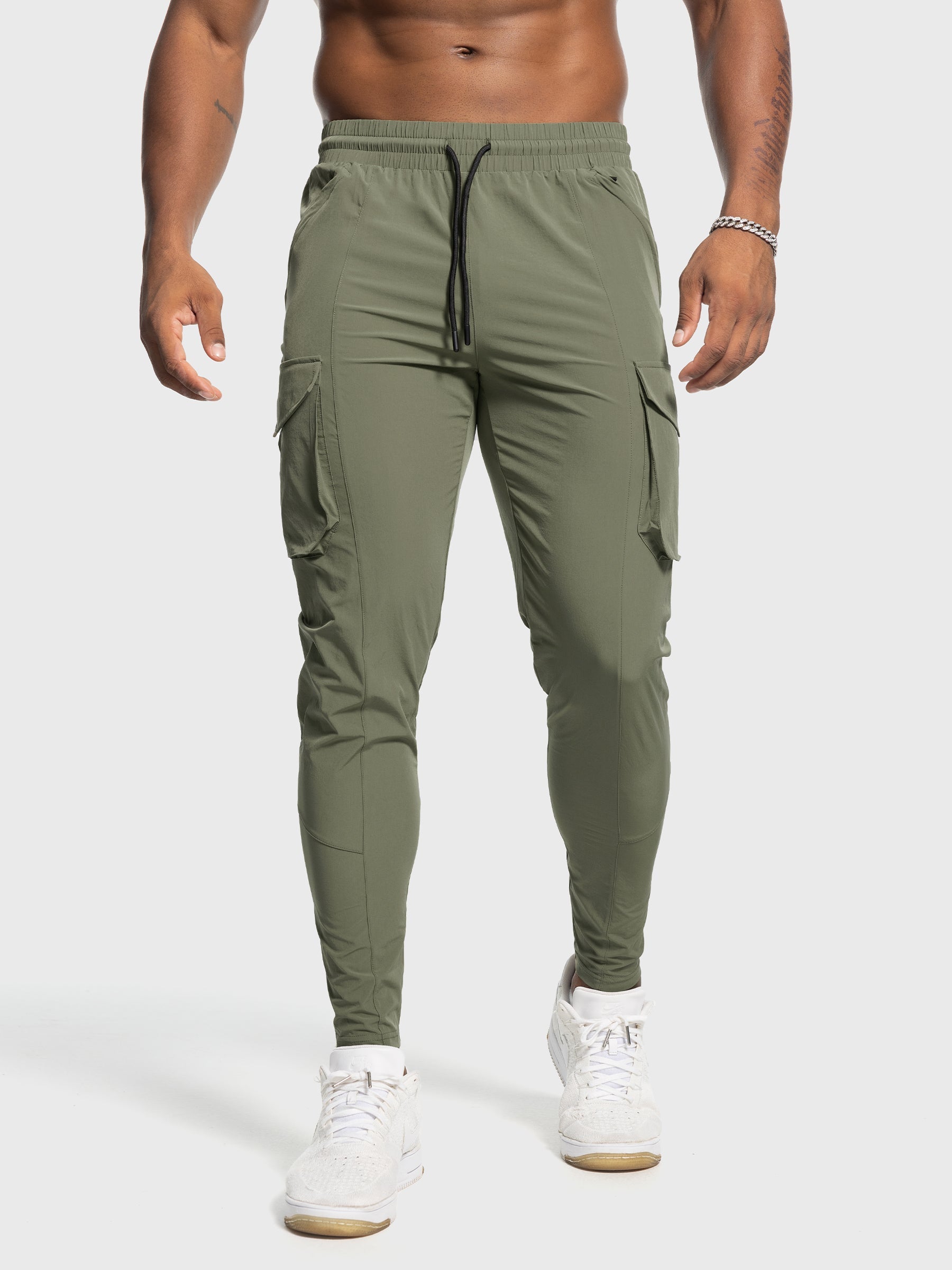 Quick Dry Gym Cargo Zip Jogger(Final Sale–No Return or Exchange)
