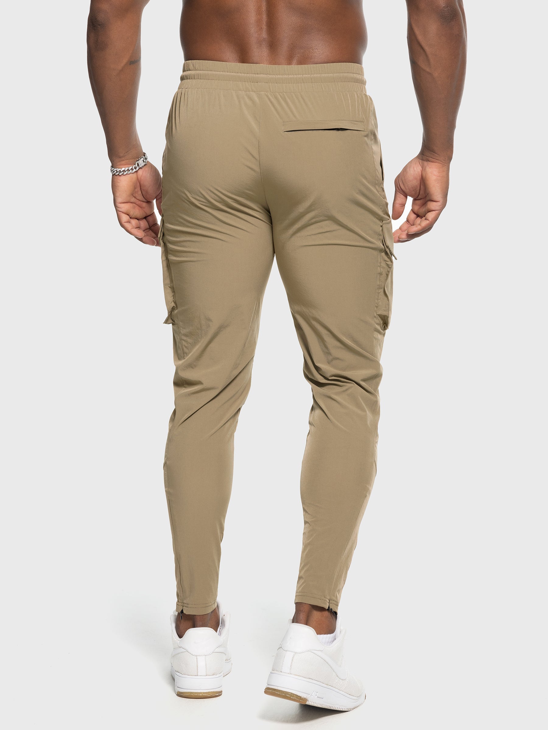 Quick Dry Gym Cargo Zip Jogger(Final Sale–No Return or Exchange)