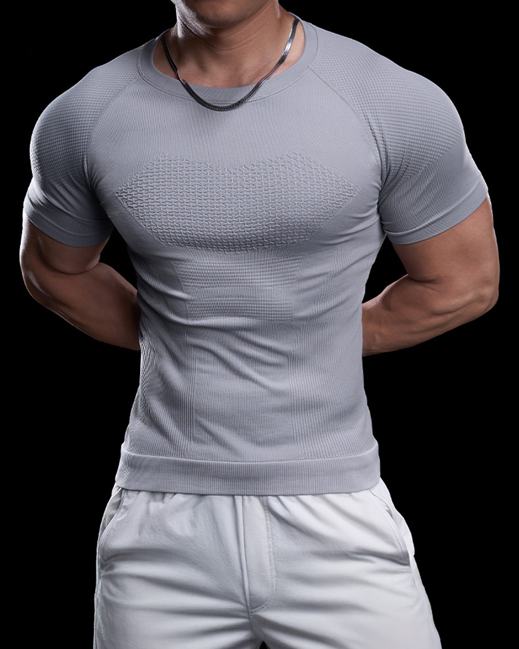 Seamless Quick-Dry Skinny Compression Tee