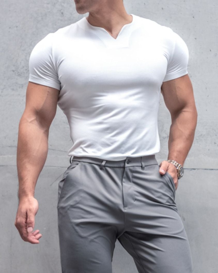 Society Cotton V-neck Short Sleeve(Final Restock)
