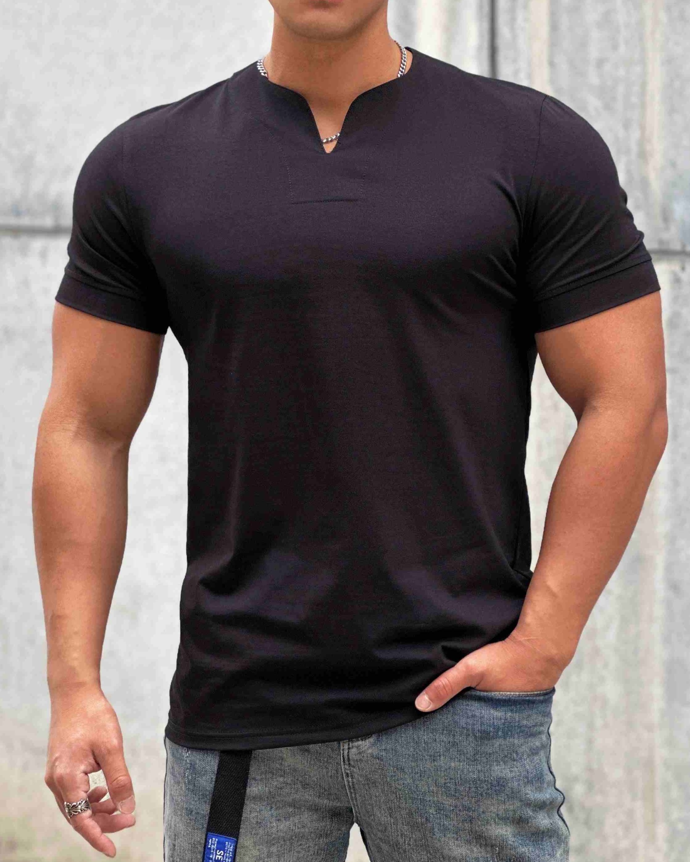 Society Cotton V-neck Short Sleeve(Final Restock)