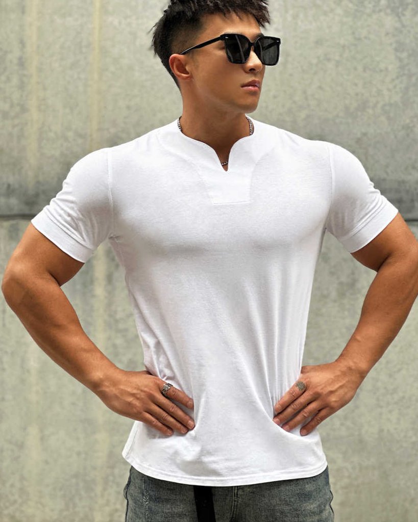 Society Cotton V-neck Short Sleeve(Final Restock)