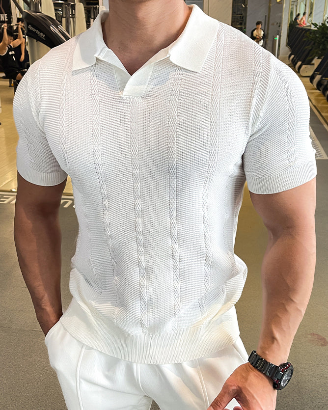 Ice Silk Polo Short Sleeves