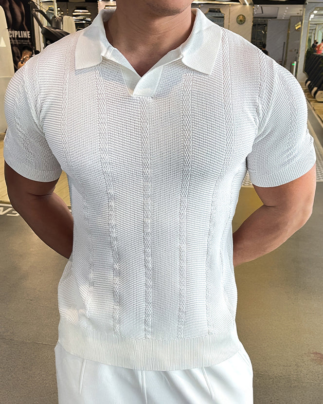 Ice Silk Polo Short Sleeves