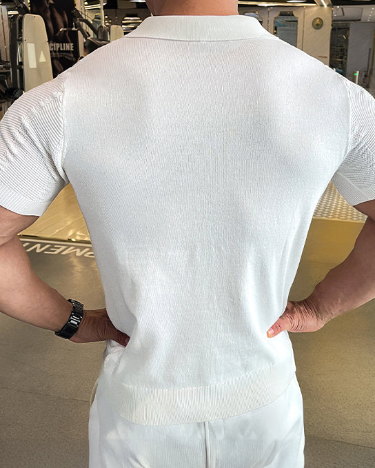 Ice Silk Polo Short Sleeves