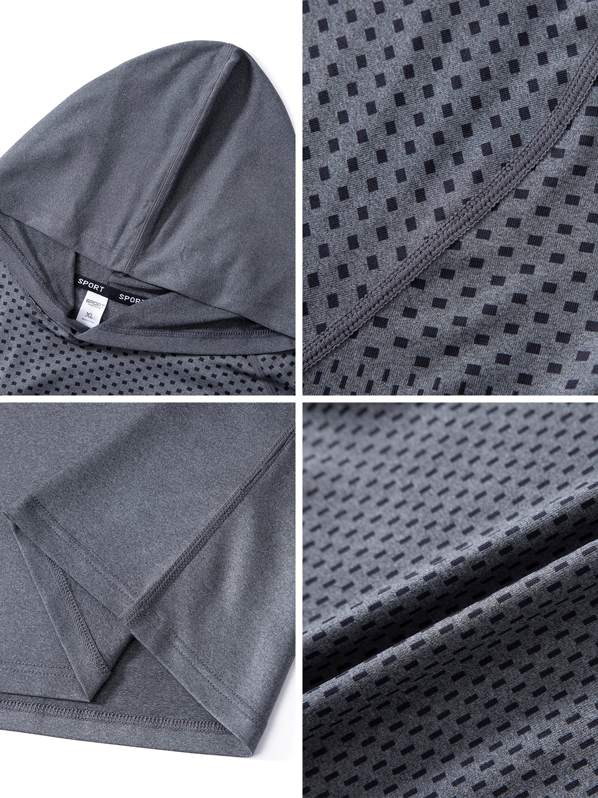 Men's Core Hooded Performance Shirt-Short Sleeve
