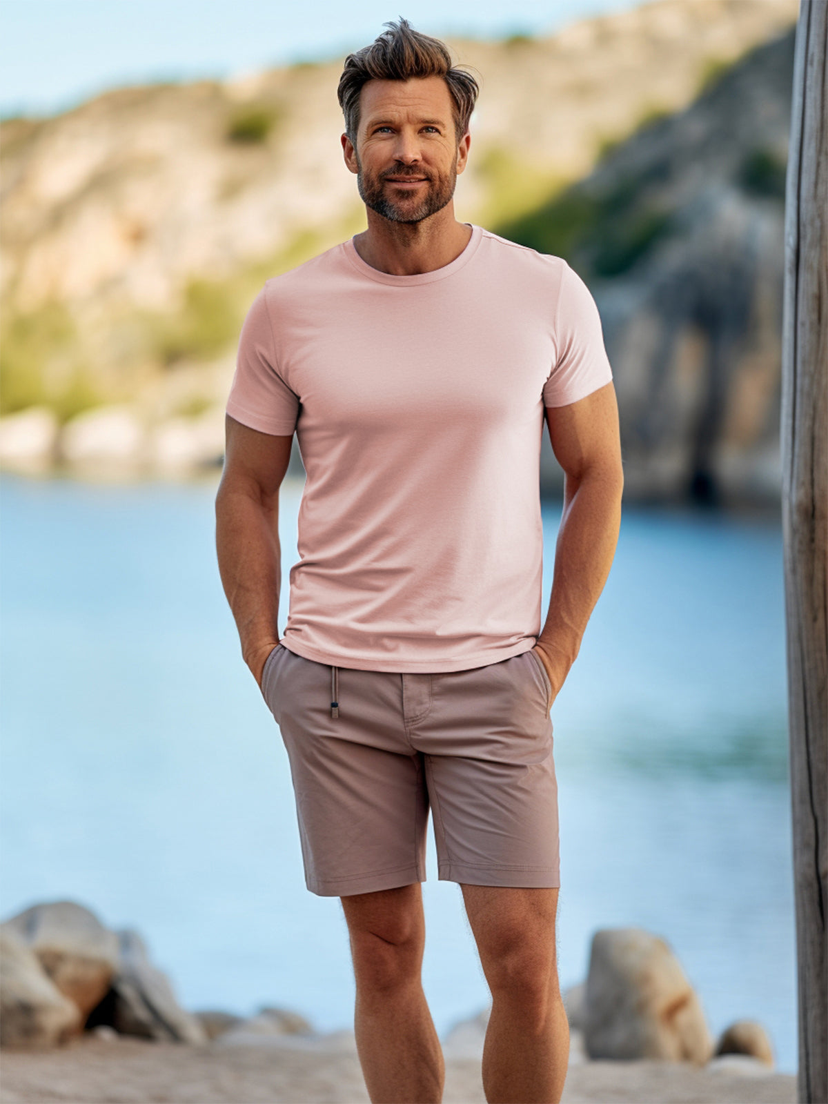 Unisex Stain Resistant T-Shirt Tech Cotton(Final Sale–No Return or Exchange)