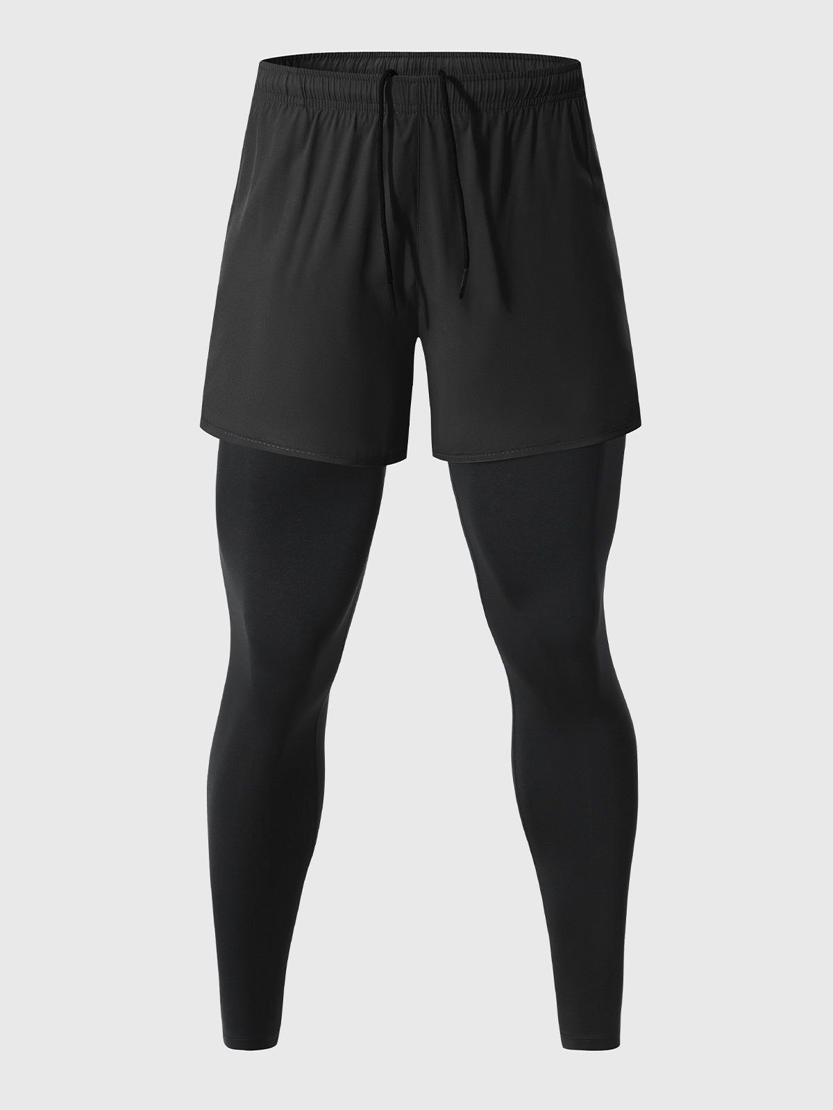Interval Workout Pant 2 in 1 Compression Tight + Short Combo