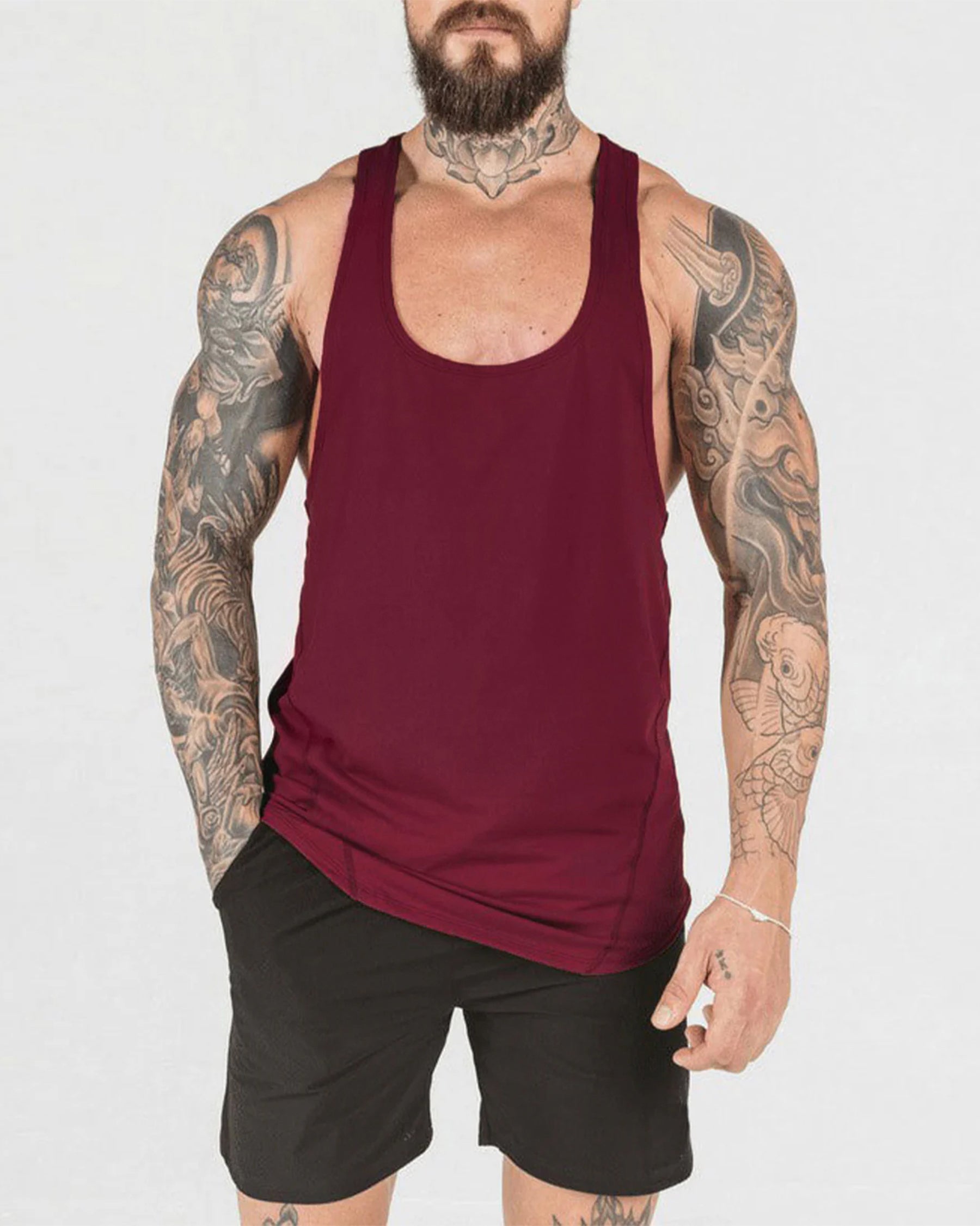 Stay Cool 2.0 Go Hard Quick Dry Gym Stringer Tank