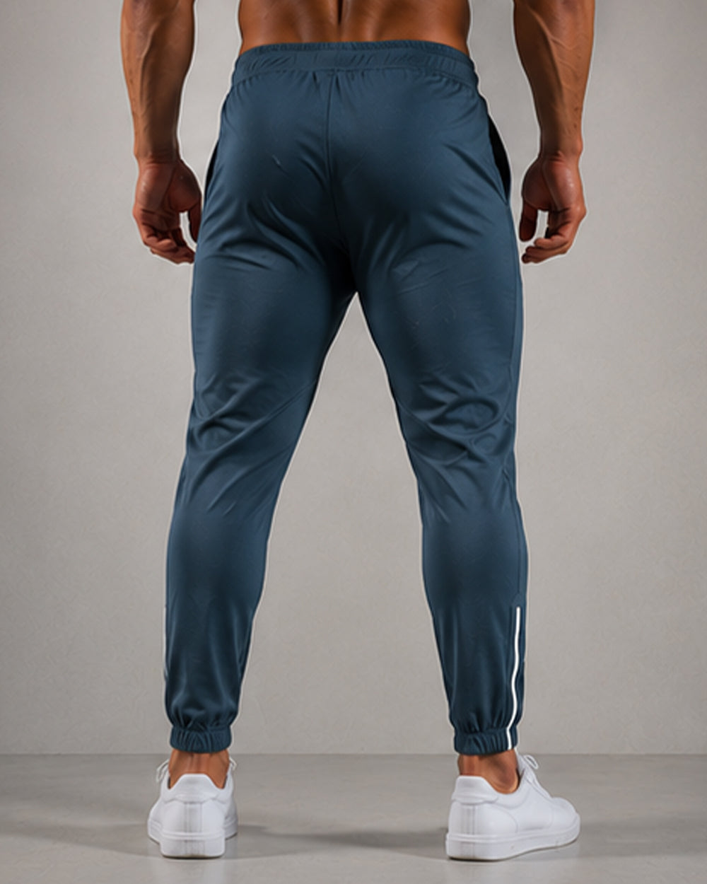 Men’s Lightweight Quick Dry Jogger Pants with Zipper Ankles