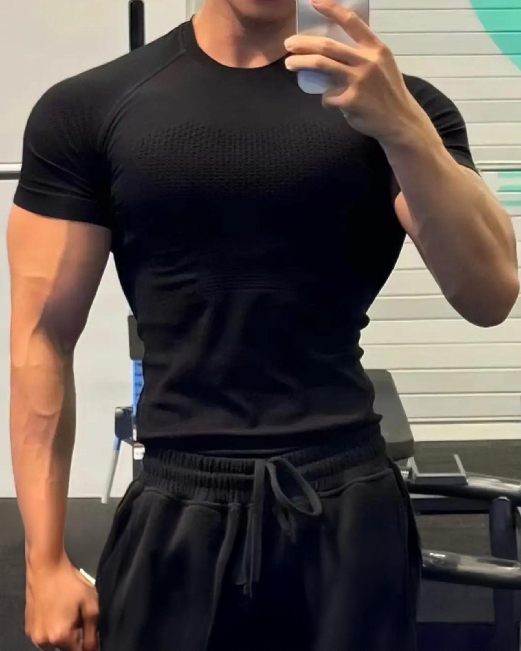 Seamless Quick-Dry Skinny Compression Tee