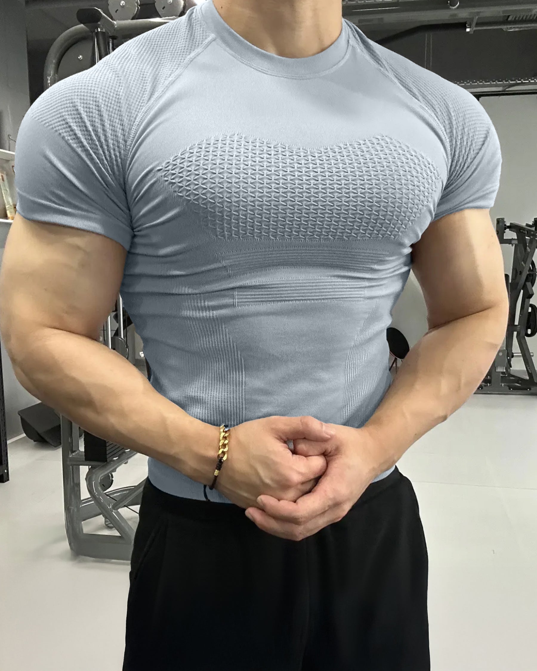 Seamless Quick-Dry Skinny Compression Tee