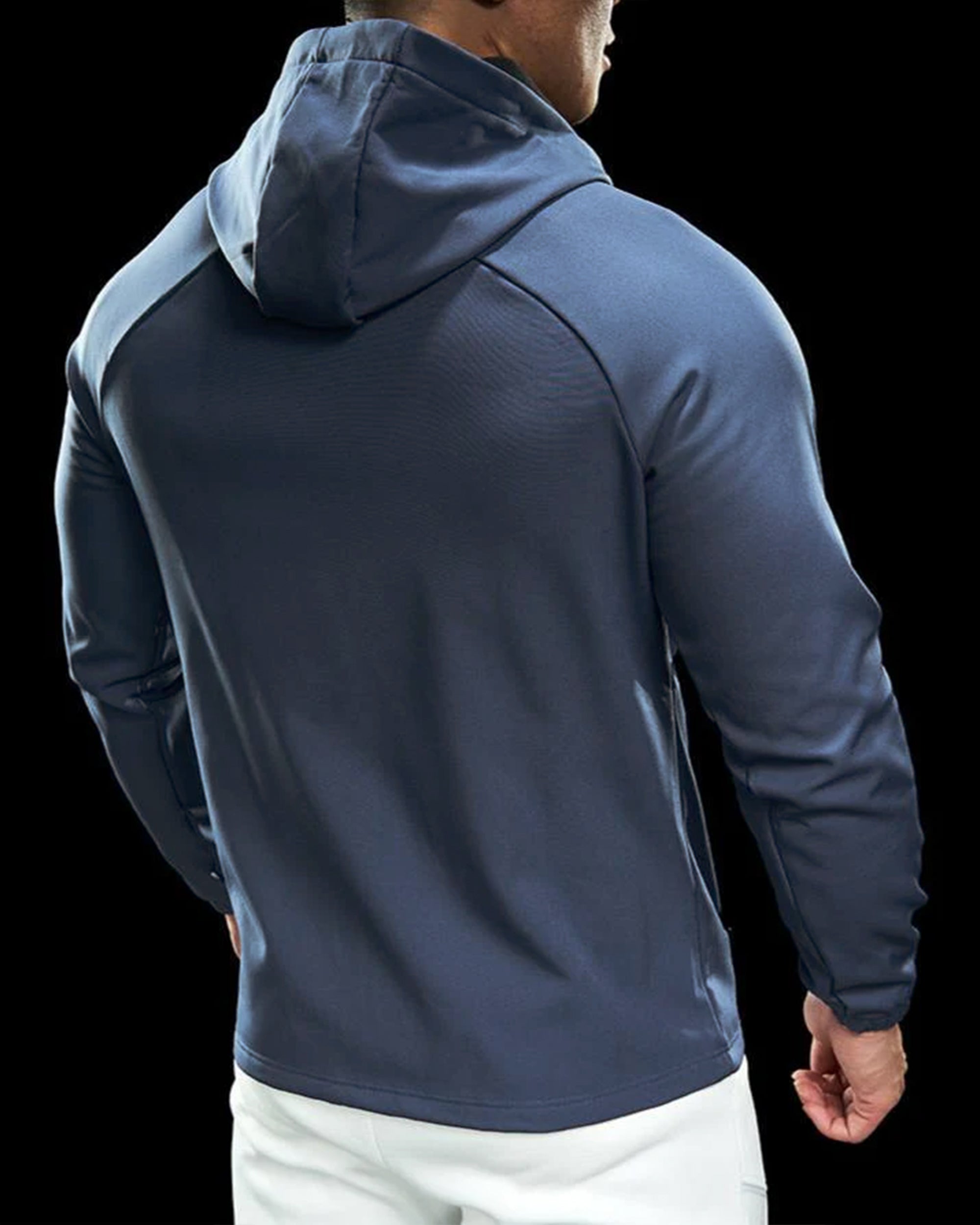 Wind Resistance Fleece Soft Shell Hooded Jacket