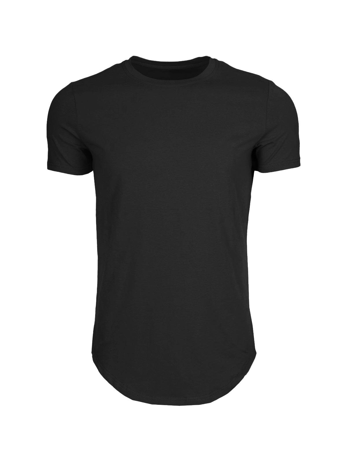 Men's Stain Resistant Curved Hem T-shirt Tech Cotton(Final Sale–No Return or Exchange)