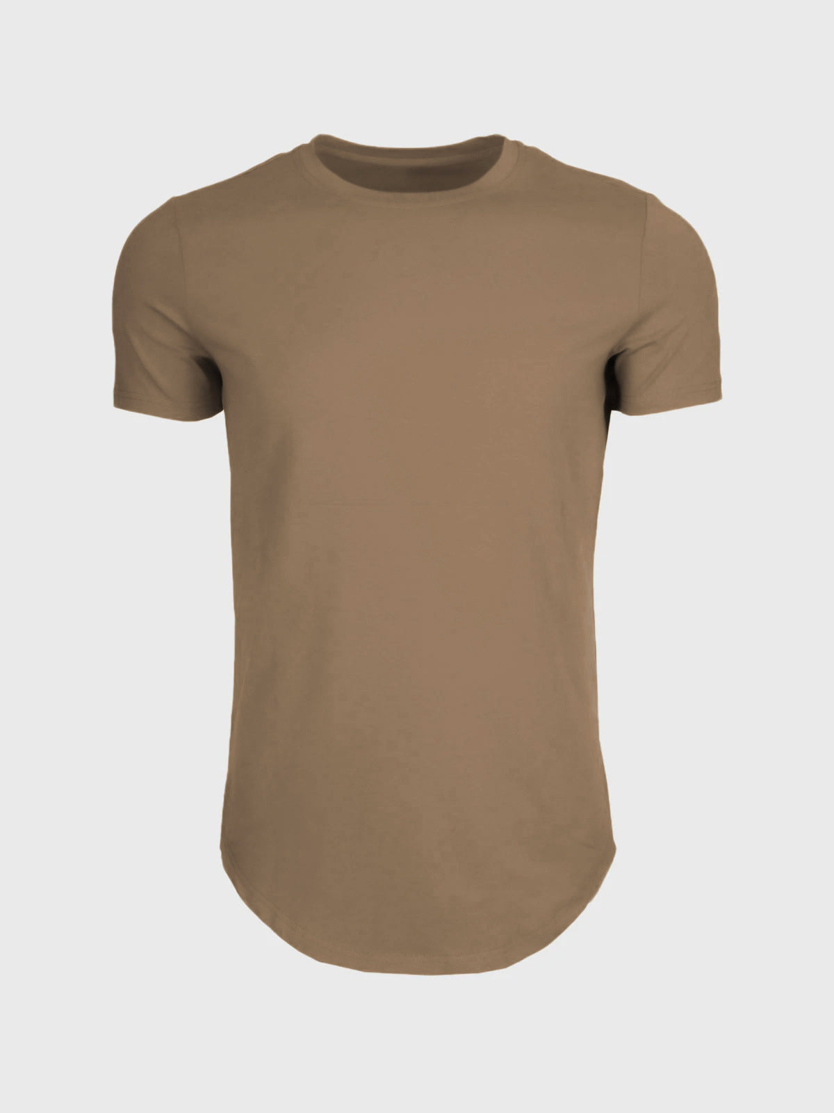 Men's Stain Resistant Curved Hem T-shirt Tech Cotton(Final Sale–No Return or Exchange)