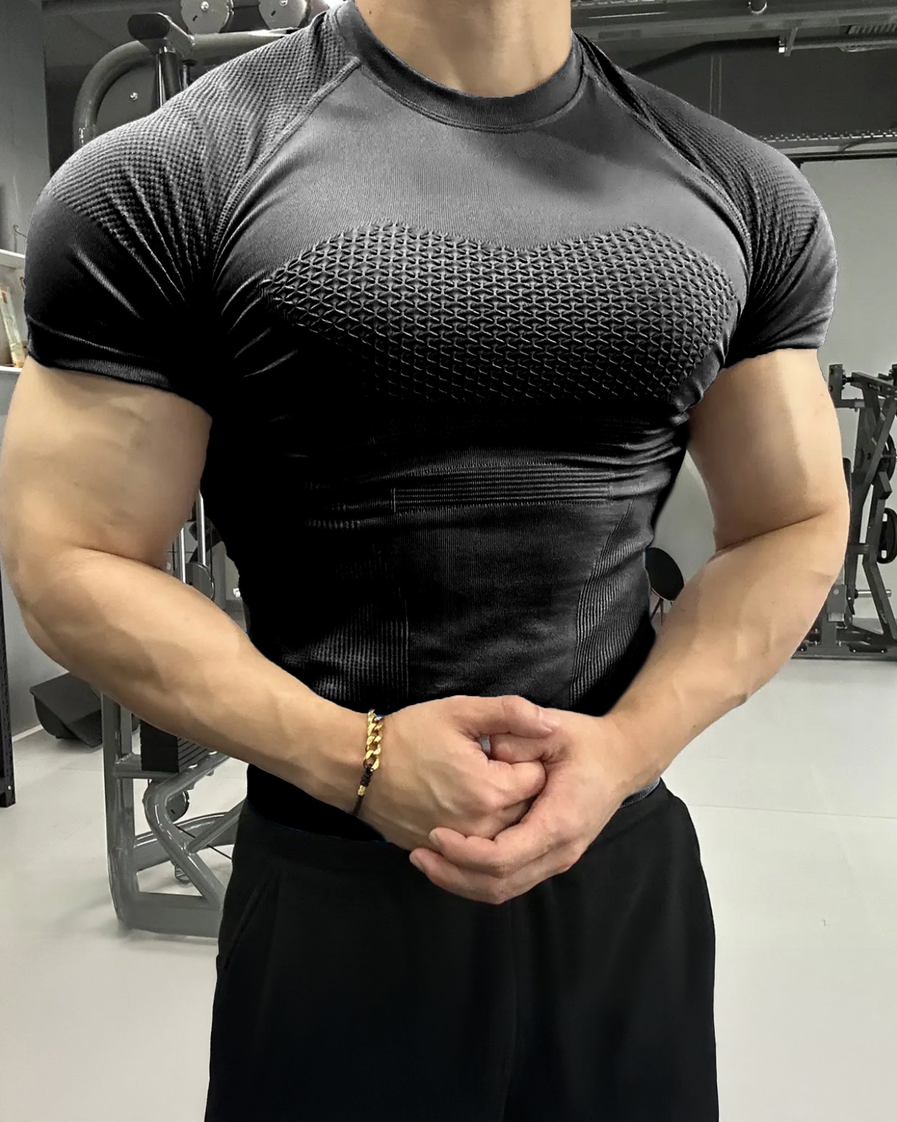 Seamless Quick-Dry Skinny Compression Tee