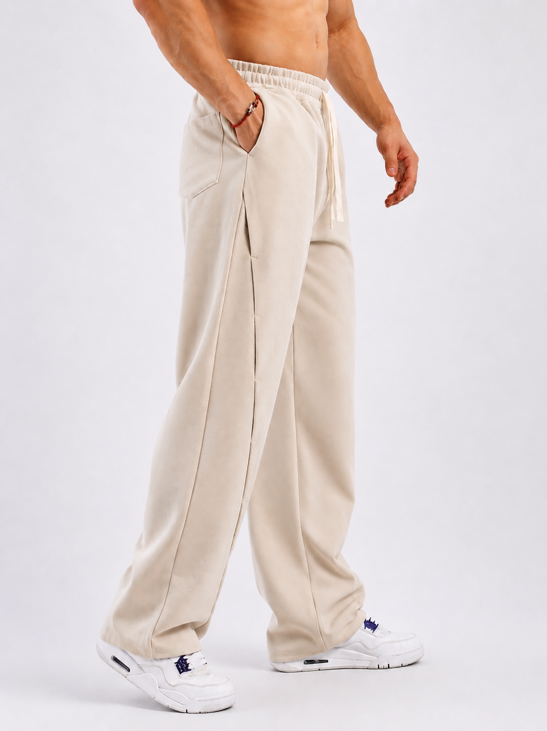 Wide-Leg Sweatpants