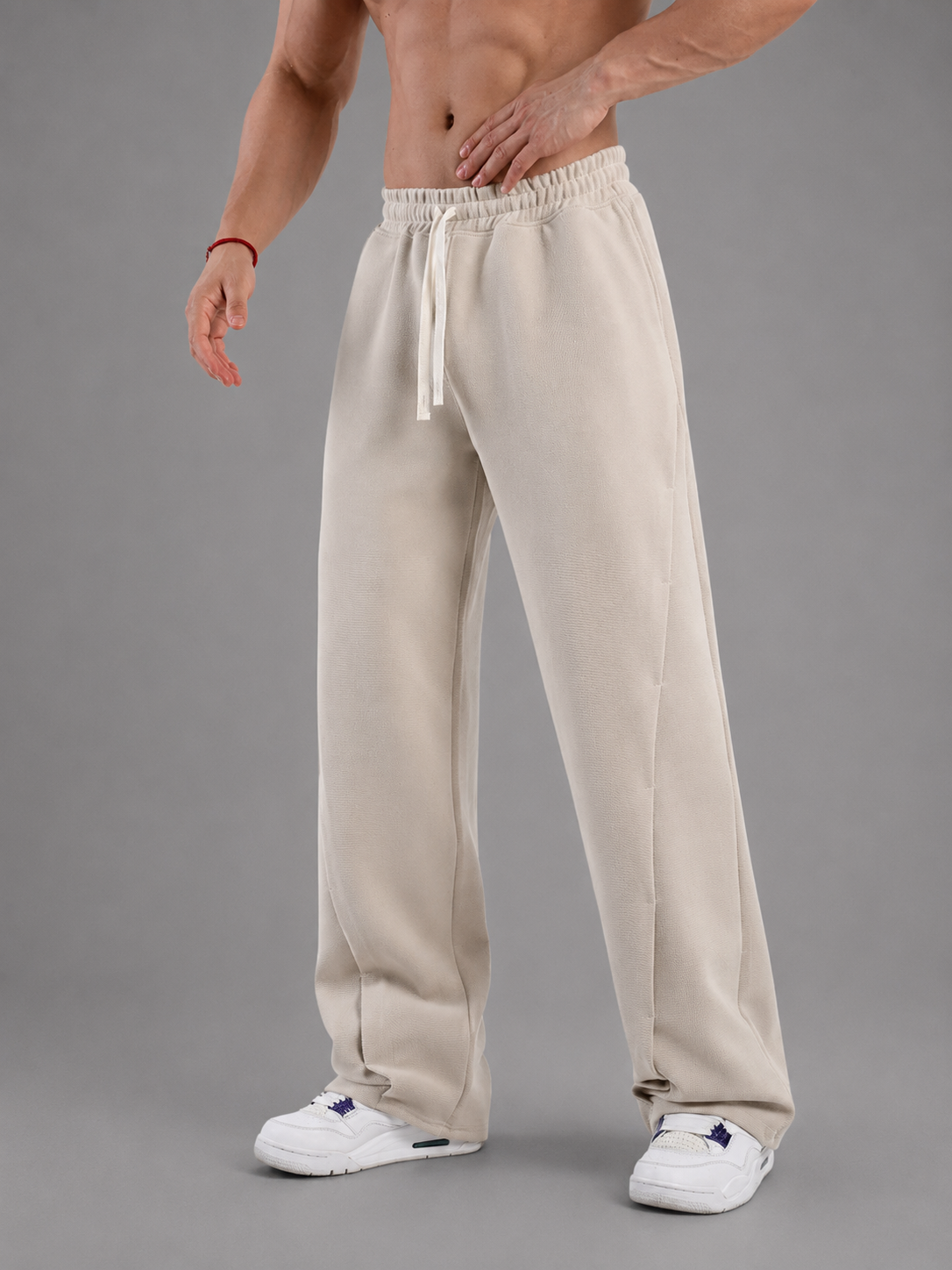 Wide-Leg Sweatpants