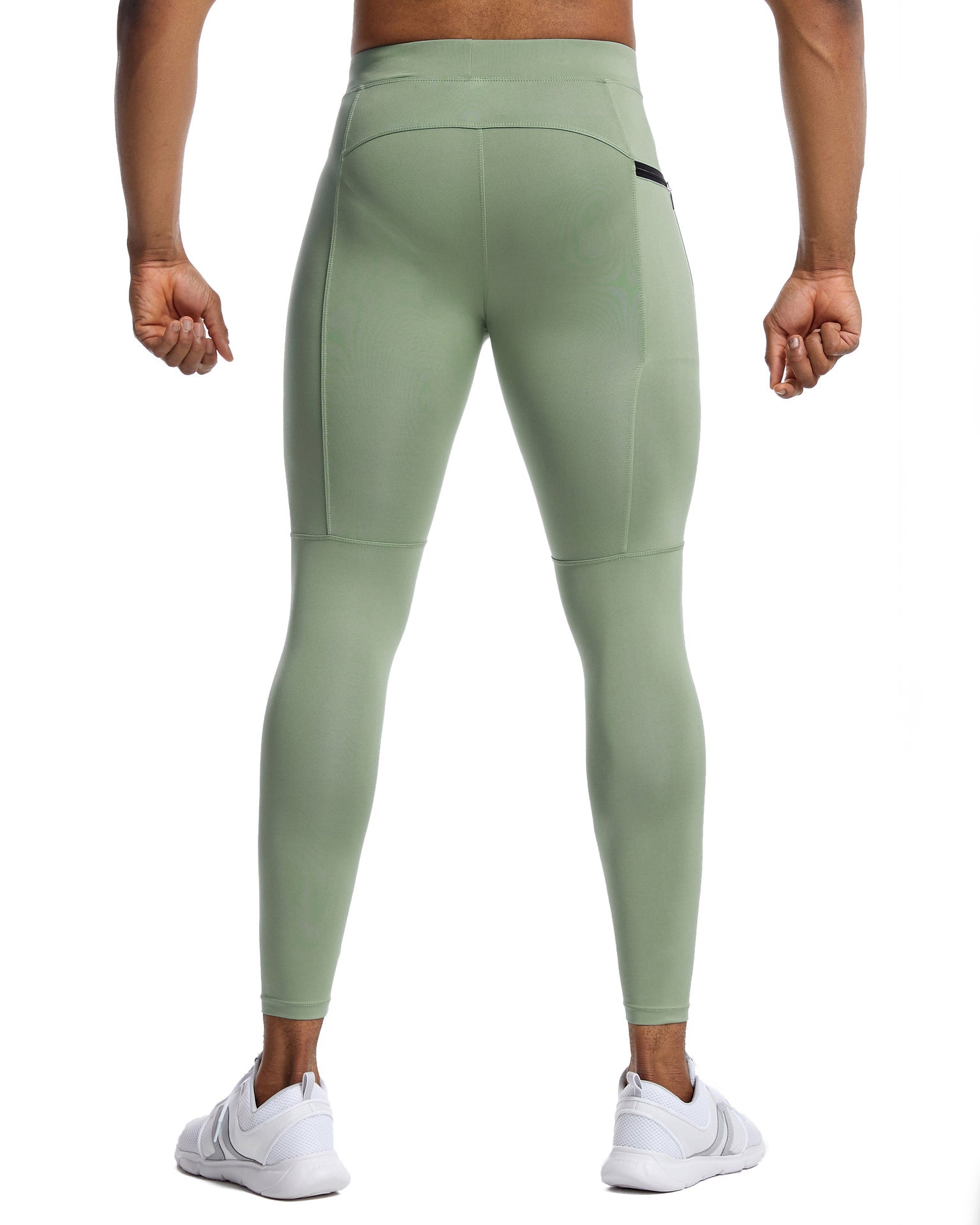 Compression Leggings With Zip Pocket