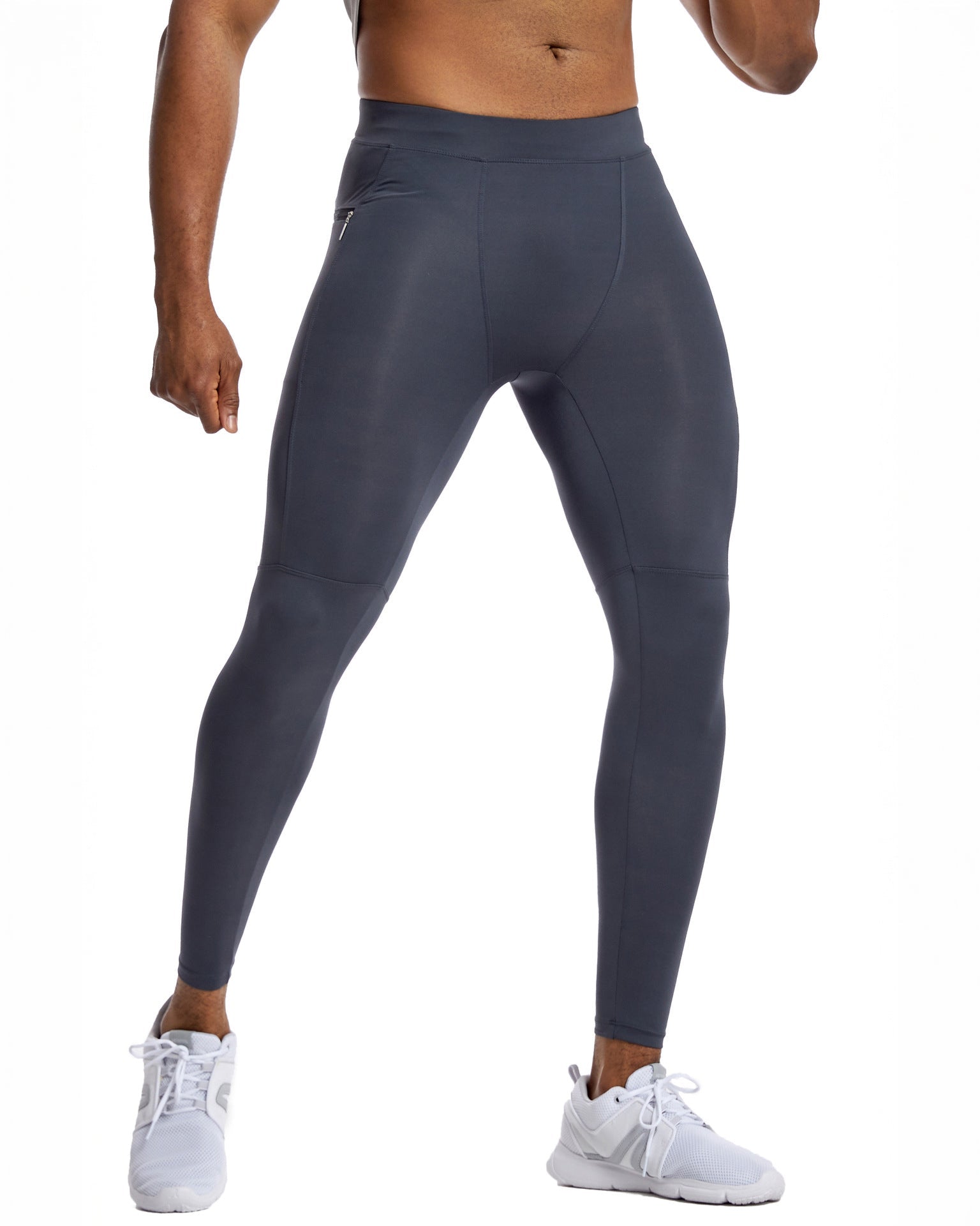 Compression Leggings With Zip Pocket