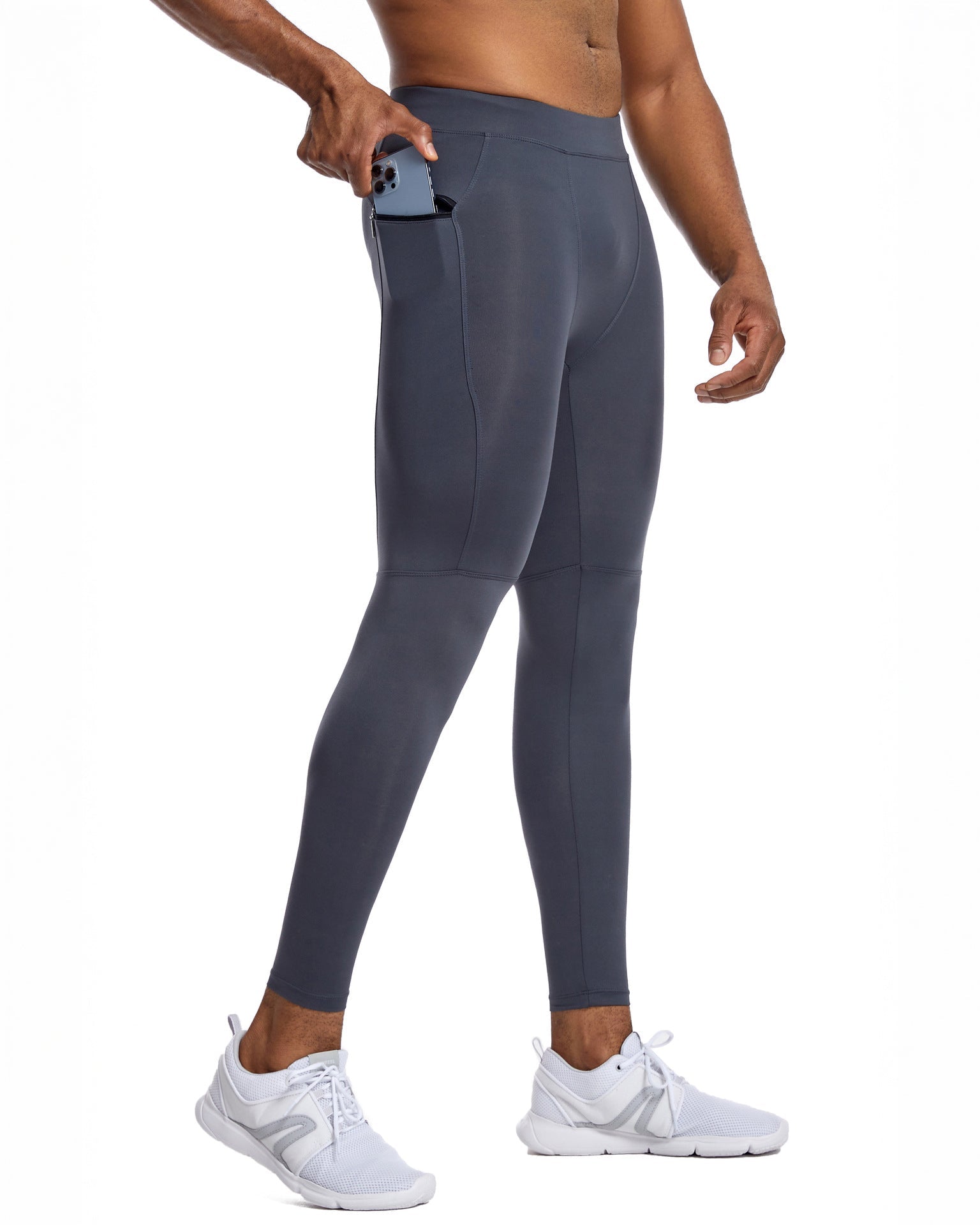 Compression Leggings With Zip Pocket