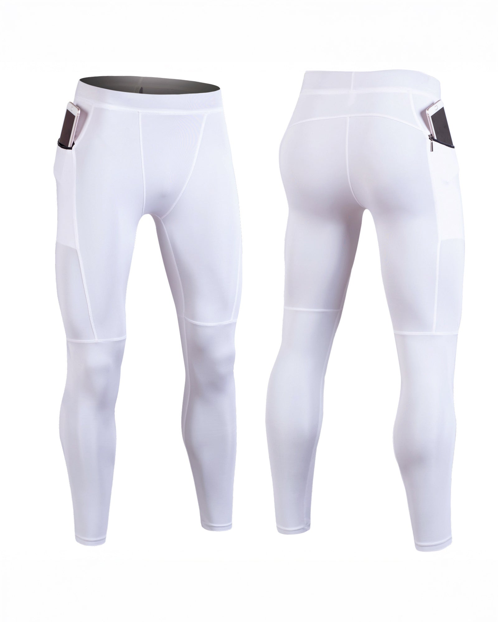 Compression Leggings With Zip Pocket