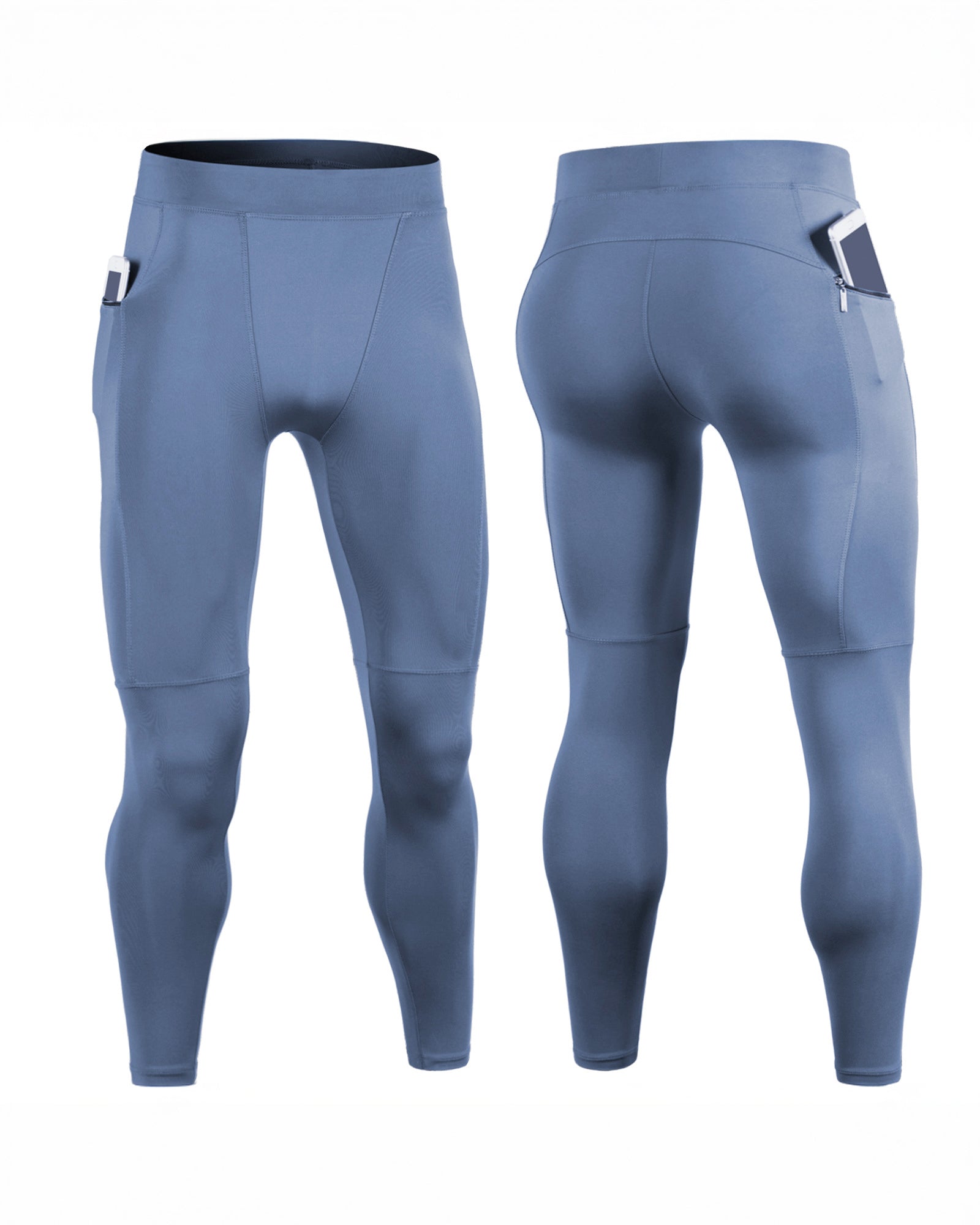 Compression Leggings With Zip Pocket