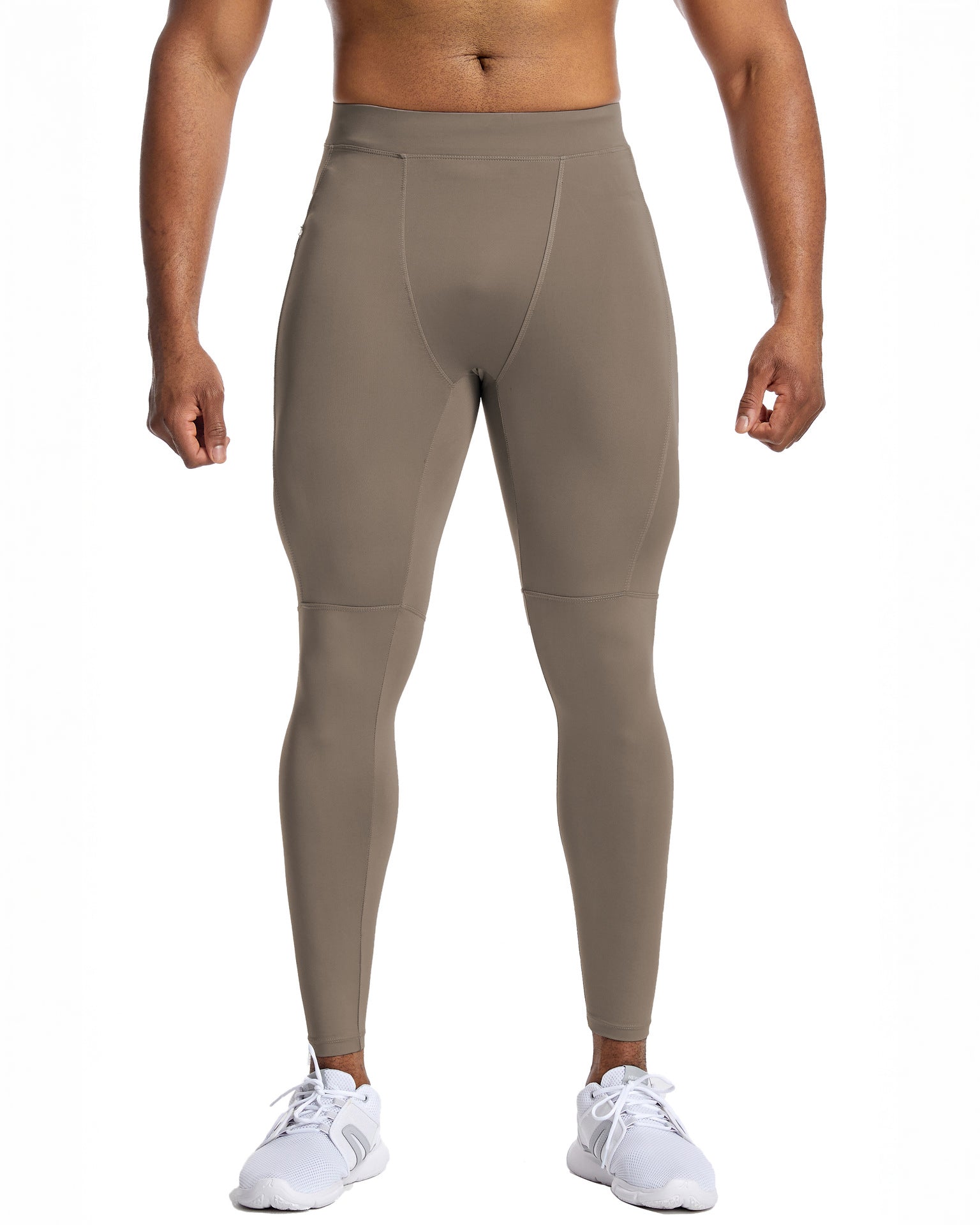 Compression Leggings With Zip Pocket