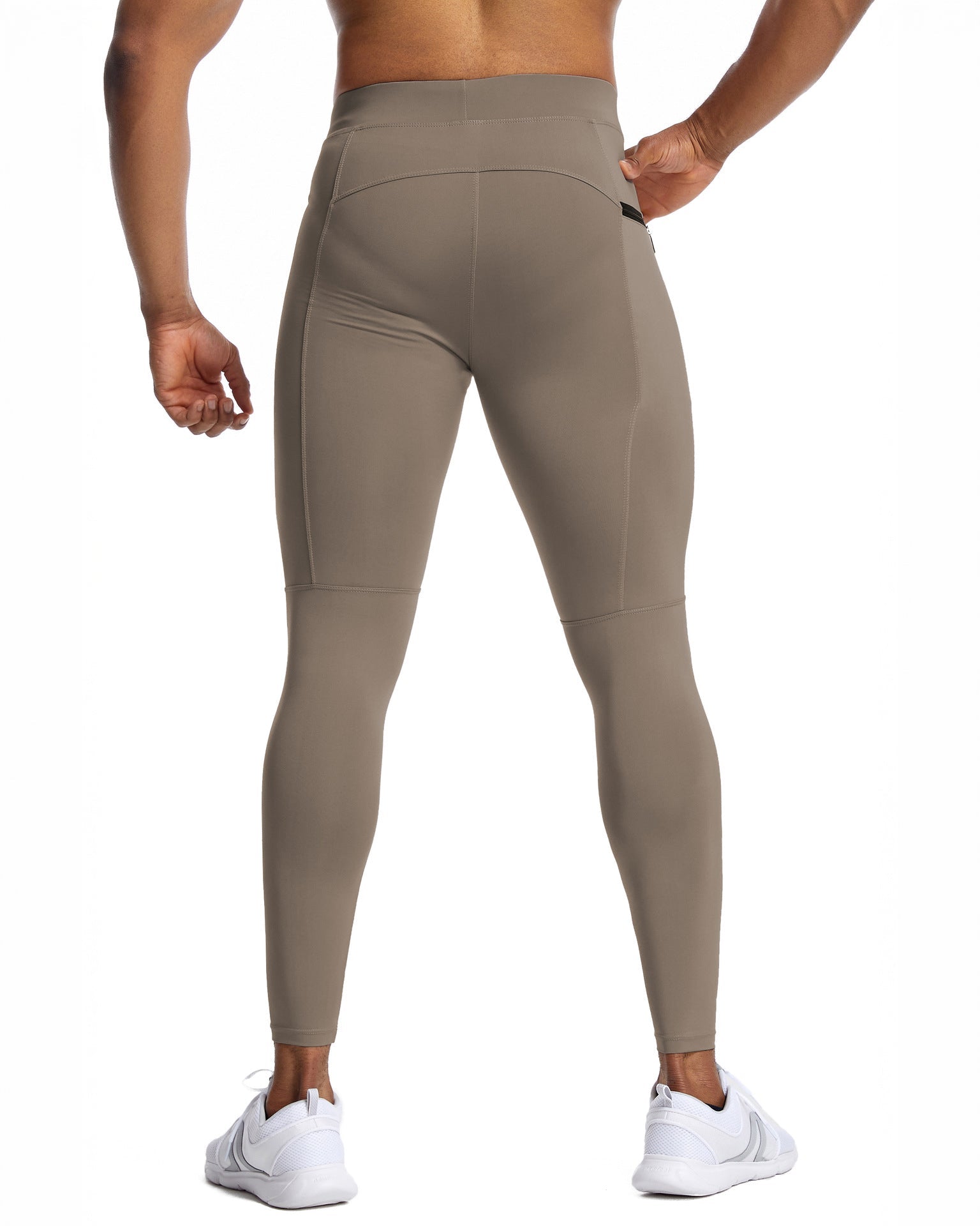 Compression Leggings With Zip Pocket