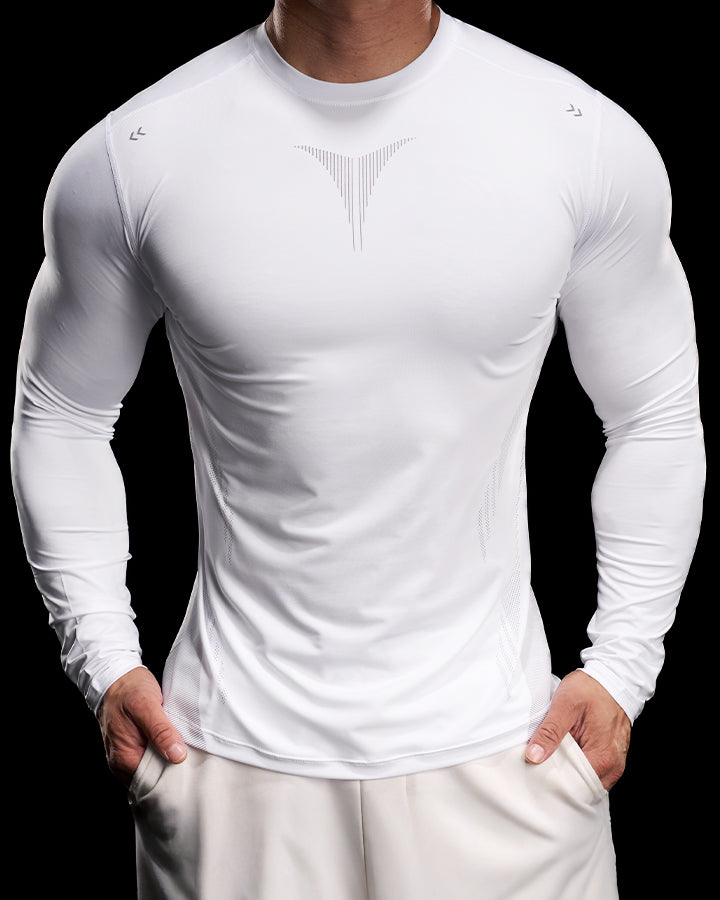 Performance Long Sleeve Tee Crew Neck Quick Dry