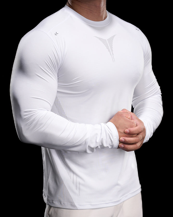 Performance Long Sleeve Tee Crew Neck Quick Dry
