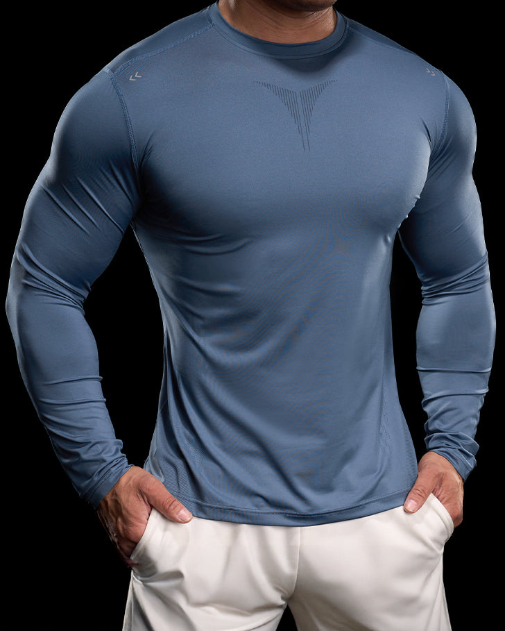 Performance Long Sleeve Tee Crew Neck Quick Dry